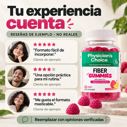 FIBER GUMMIES - Gomitas Prebióticas