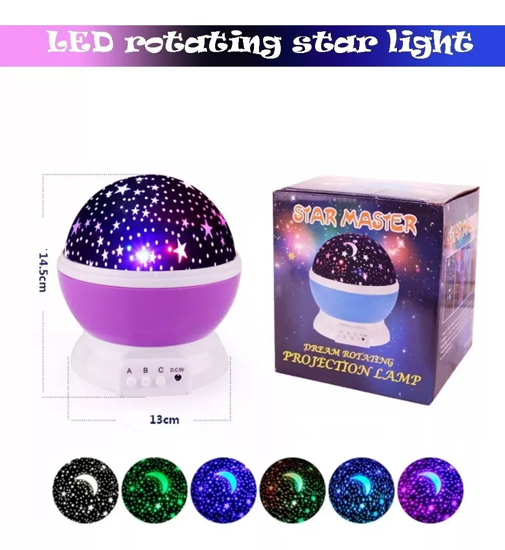 Lámpara Proyectora de Estrellas – Crea un Universo en el Dormitorio de Tu Hijo