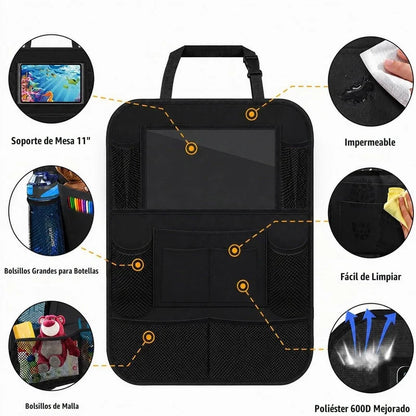 Organizador de Carro Asiento Trasero Impermeable