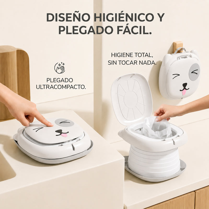 PipiGo Kids | Orinal Portátil Plegable para Viajes y Entrenamiento
