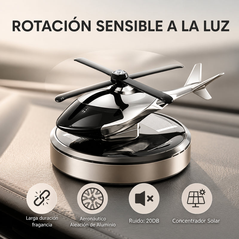 Helicóptero Difusor Solar Pro — Elegancia y Fragancia en Movimiento