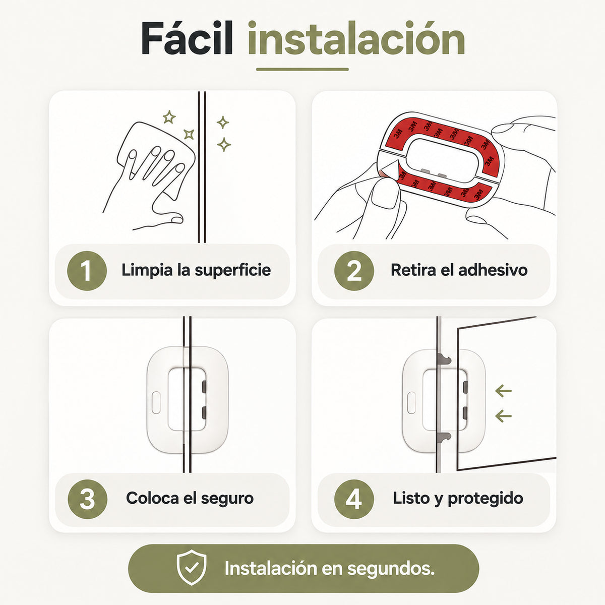 SAFELOCK | Más tranquilidad para familias con niños y mascotas.