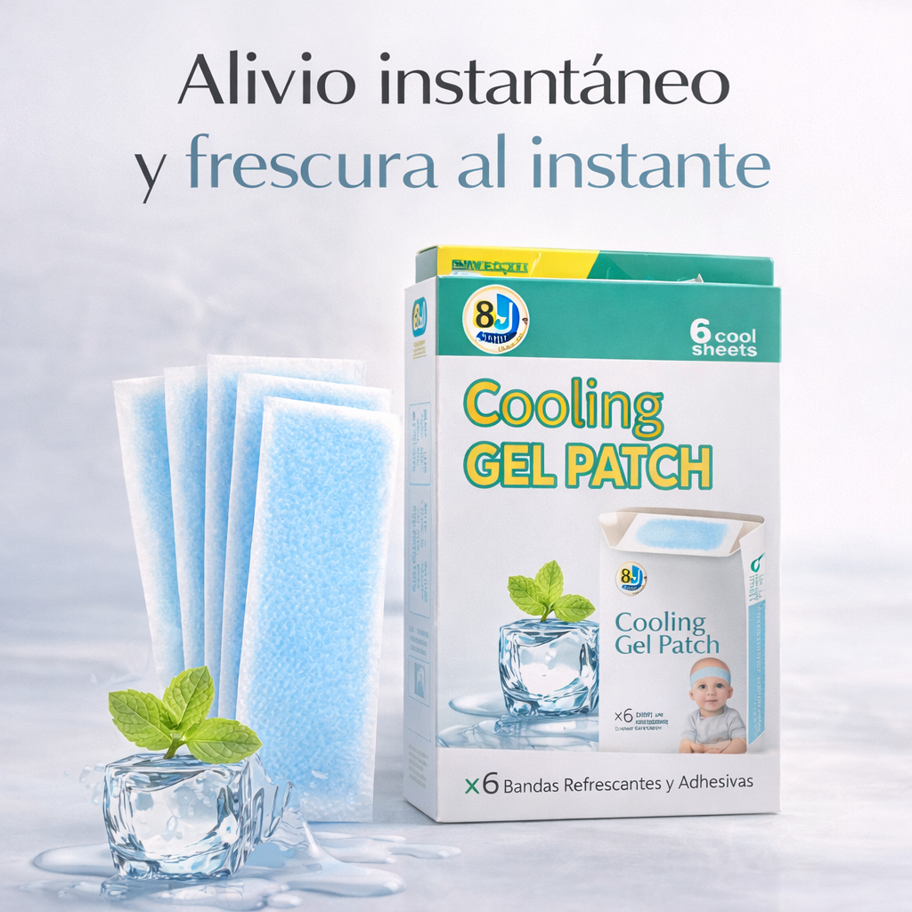 Cooling Gel Patch | Alivio rápido de fiebre