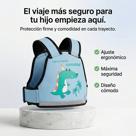 Sujetador Biker-Kids | Ajuste Perfecto, Cómodo y Reflectivo 360°