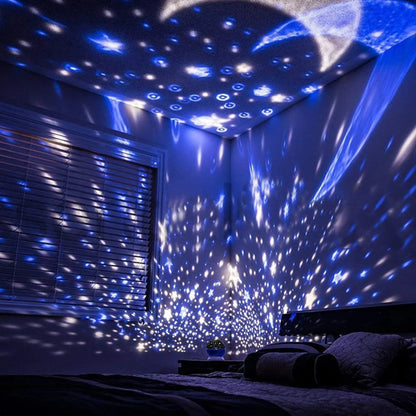 Lámpara Proyectora de Estrellas – Crea un Universo en el Dormitorio de Tu Hijo