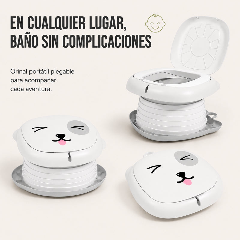 PipiGo Kids | Orinal Portátil Plegable para Viajes y Entrenamiento