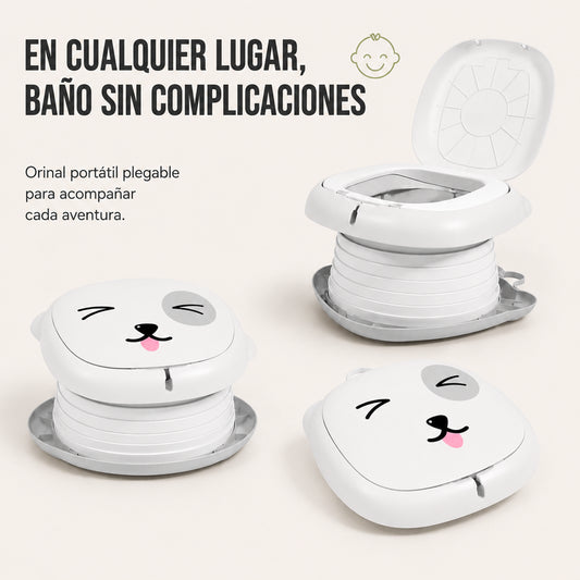 PipiGo Kids | Orinal Portátil Plegable para Viajes y Entrenamiento