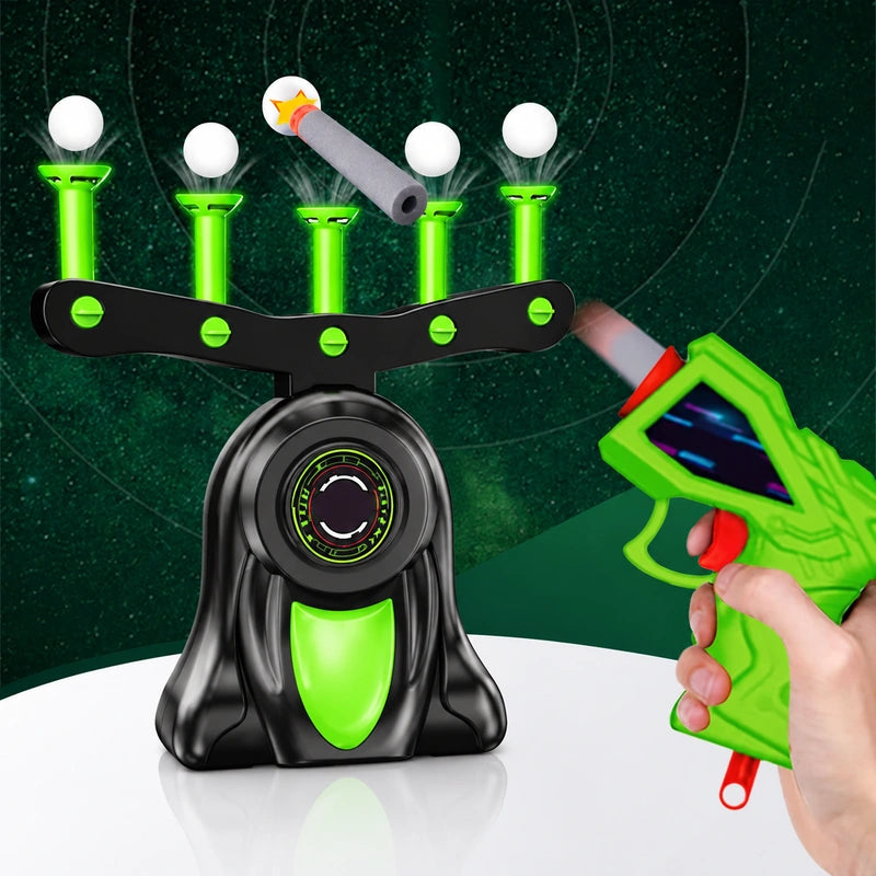 Hover Shot · Juego de puntería con blancos flotantes