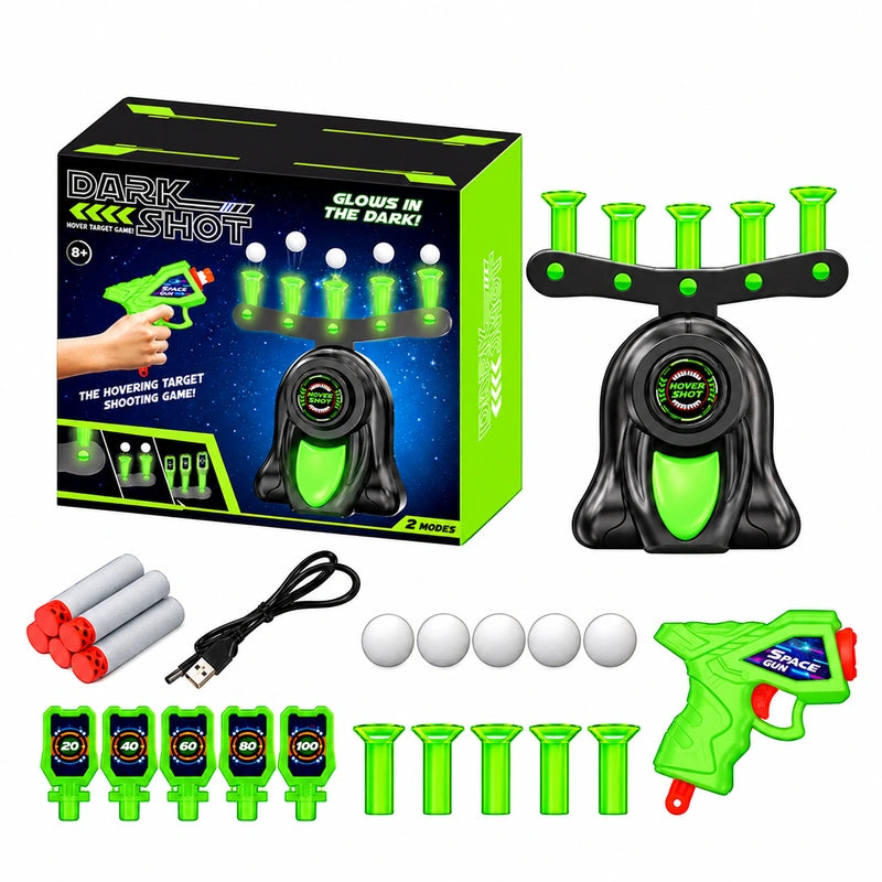 Hover Shot · Juego de puntería con blancos flotantes